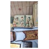 Lot of Cardboard and Wood Pencil/Trinket Boxes