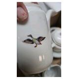 Shell Trinket Box, Tea Set, Painted Egg Décor