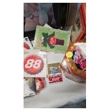 Coca Cola Trays and Tins w/fFinal Four Pin, Postcards