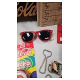 Coca Cola Napkins, tins, wood décor sign, wallets