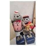 Coca Cola Musical Bank w Bears, tins, Planter, etc