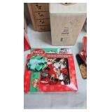 Lot of Various Coca Cola Mugs, Ornaments, Figures