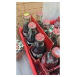 Coke Crate with Coke Collectibles