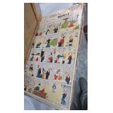 Vintage Books, Cut Outs, Dr Miles Heart Cure Ad Cardboard Cut out