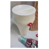 Vintage Coke Lot with Trays, Accessory Light , misc