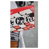 Coca Cola Checkers, Monopoly, Light Set, Minature Decorative Bench