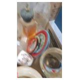 Lot of 2 flats of Vintage Auto Ads,and Misc