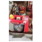 Coca Cola Figures, Bank, Cars, etc