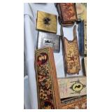 Lot of Cardboard and Wood Pencil/Trinket Boxes