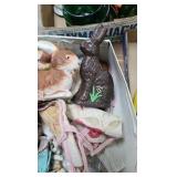 Older Easter , Porcelain Dolls, Lemon Pitcher, Easy Vacumm and Misc