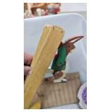 Vintage Easter Lot with Glass Woven Basket