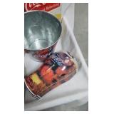 Coke Picture, Bottles, Bucket, Tins,