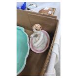 Mary Gregory Vase and Various Vintage