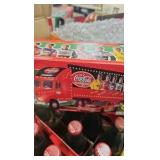 Coke Wood Crate, Bottles, 2002 Nascar Carrier