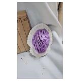 Vintage Easter Lot with Glass Woven Basket