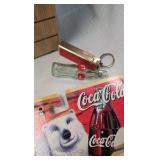 Coca Cola Die Cast, pewter mug, tins, glass, yo-yo etc