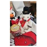 Coca Cola Musical Bank w Bears, tins, Planter, etc