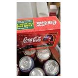 Coke Wood Case, Bottles, Cans, 1998 Holiday Carrier