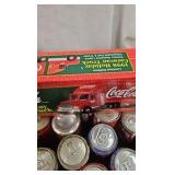 Coke Wood Case, Bottles, Cans, 1998 Holiday Carrier