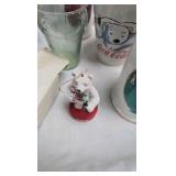 Lot of Various Coca Cola Mugs, Ornaments, Figures
