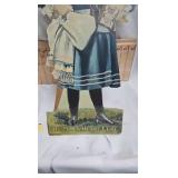 Vintage Books, Cut Outs, Dr Miles Heart Cure Ad Cardboard Cut out