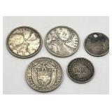 Antique and Vintage Silver Coin Lot (Foreign & U.S.)