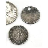 Antique and Vintage Silver Coin Lot (Foreign & U.S.)