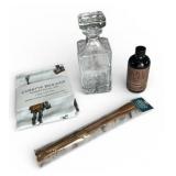New Moose Themed 8" Decanter, Sealed Earl Giles Bittered Syrup, New Paddle Stirring Sticks and More!