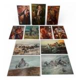 Vintage 1970s Old Western Postcards - Wild Bill Hickok, Jesse James, Doc Holliday and More!