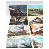 Vintage Lot of New York Central Railroad Postcards