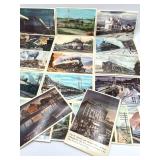 Vintage Lot of New York Central Railroad Postcards