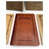 Lot of Antique and Vintage Train Locomotive Booklets