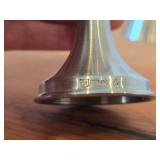 Vintage Pewter Water Pitcher and Goblet Set of 10 by Astri Holthe (Norway)