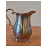 Vintage Pewter Claw Foot Creamer by Preisner #2061