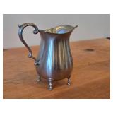 Vintage Pewter Claw Foot Creamer by Preisner #2061