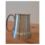 Vintage Pewter Beer Tankard - Engraved Commemorative Singapore International Chamber of Commerce 1993