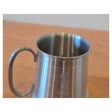 Vintage Pewter Beer Tankard - Engraved Commemorative Singapore International Chamber of Commerce 1993