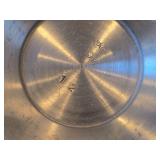 Vintage Pewter Footed Bowl by Vaga Norsk Tinn (Norway) / Ornate Rosemaling design / #31 3 1/2" x 5"