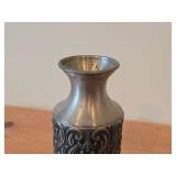 Vintage 10" Pewter Table Vase by Hagness (Norway)