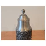 Vintage 11 1/2" Pewter Table Vase by Hagness (Norway) / Selba pattern