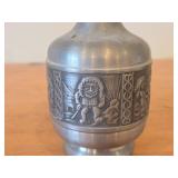 Vintage 8" Pewter Table Vase by Dovre (Norway) / Mid 20th Century style
