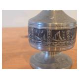 Vintage 7 1/2" Norsk Tinn Pewter Bud Vase by Selandia (Norway)