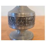 Vintage 7 1/2" Norsk Tinn Pewter Bud Vase by Selandia (Norway)