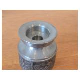 Vintage 3 1/2" Norsk Tinn Pewter Candle Holder (Norway)