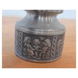 Vintage 3 1/2" Norsk Tinn Pewter Candle Holder (Norway)