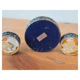 Lot of (3) Vintage Norsk Tinn Pewter Candleholders (Norway)