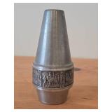 Vintage 6" Norsk Tinn Pewter Table Vase by Astri Holthe (Norway)