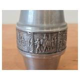Vintage 6" Norsk Tinn Pewter Table Vase by Astri Holthe (Norway)