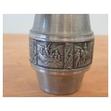 Vintage 6" Norsk Tinn Pewter Table Vase by Astri Holthe (Norway)