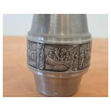 Vintage 6" Norsk Tinn Pewter Table Vase by Astri Holthe (Norway)